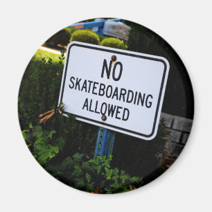 Kein Skate Boarding Signierungsmagnet Magnet