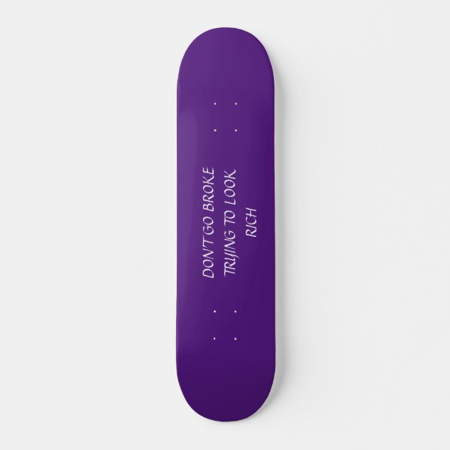 KEIN Skateboard (Vorne)