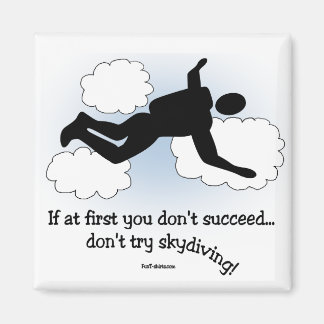 Kein Skydiving-Magnet Magnet