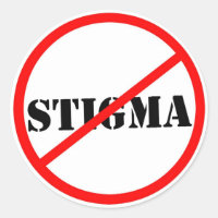 Kein Stigma Großer Aufkleber
