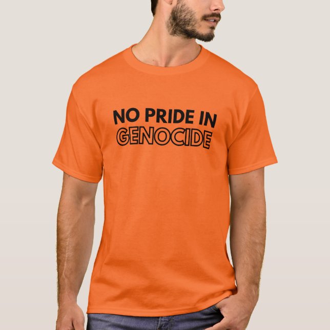Kein Stolz auf Genozid - Orange Day Shirt 2021 (Vorderseite)