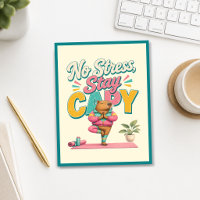 Kein Stress, bleib Capy! Yoga Chill Capybara