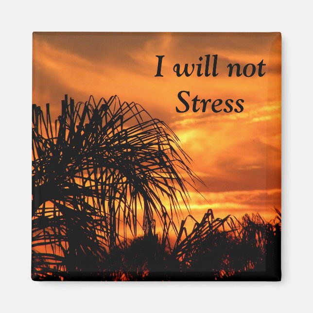 Kein Stress_ Magnet (Vorne)