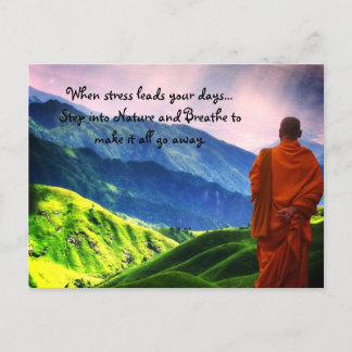 Kein Stress mehr Postkarte