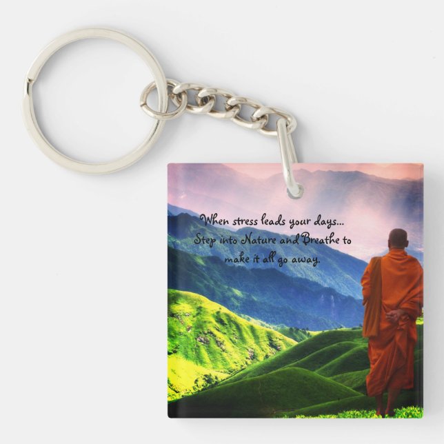 Kein Stress mehr Schlüsselanhänger (Vorderseite)