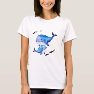 Kein Stress, nur Wellen Pride-Ozean-T-Shirt T-Shirt