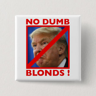 Kein stummer Blonds Knopf Button