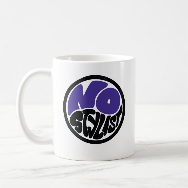 KEIN STYLIST doppelte Purp-Emblem-Kaffeetasse Kaffeetasse (Links)