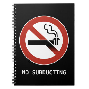 Kein Subduktions-Notebook Notizblock