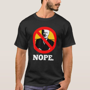 Kein Symbol Biden Nope Circle Sign Verboten T-Shirt