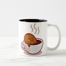 KEIN TALKIE VOR KAFFEE ZWEIFARBIGE TASSE