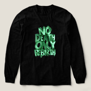 Kein Tod, nur Wiedergeburt BELLA+CANVAS Grüner Pul Tri-Blend Shirt