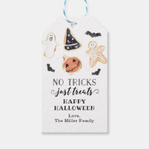 Kein Trick, nur Süßigkeiten Halloween-Geschenkanhä