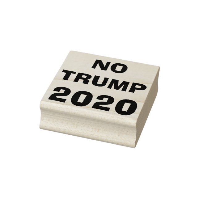 Kein Trump 2020 Rubber-Briefmarke Gummistempel (Stempel)