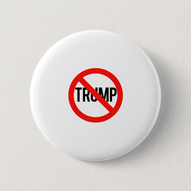 Kein Trump - Anti Trump  Button (Vorderseite)