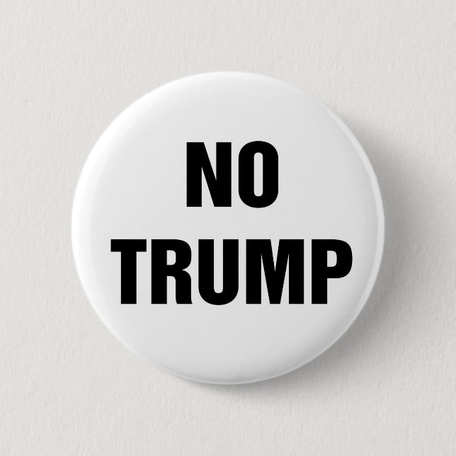 Kein Trump! Button (Vorderseite)