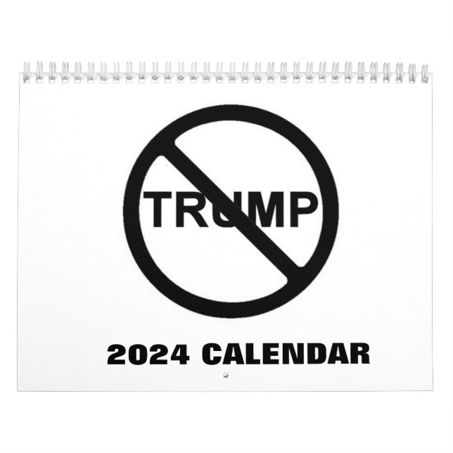 Kein Trump Countdown Calendar 2024 Kalender (Titelbild)