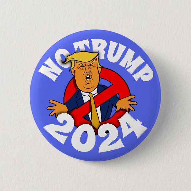 Kein Trump mehr: Die Schaltfläche 2024 Edition Button (Vorderseite)