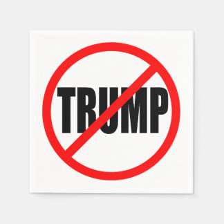 "KEIN TRUMP" SERVIETTE