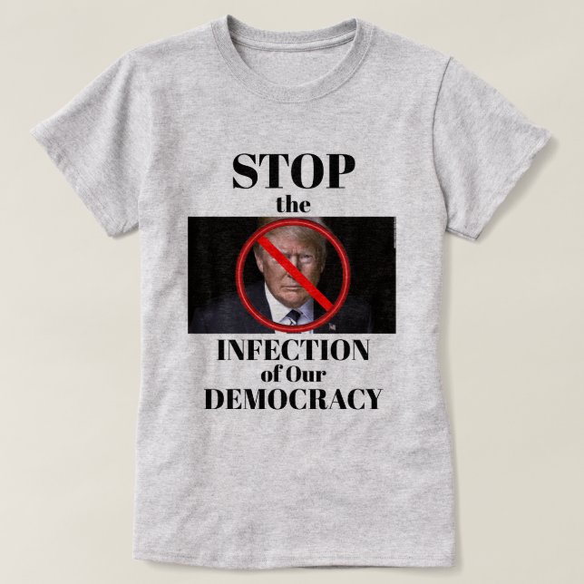 Kein Trump-T - Shirt (Design vorne)