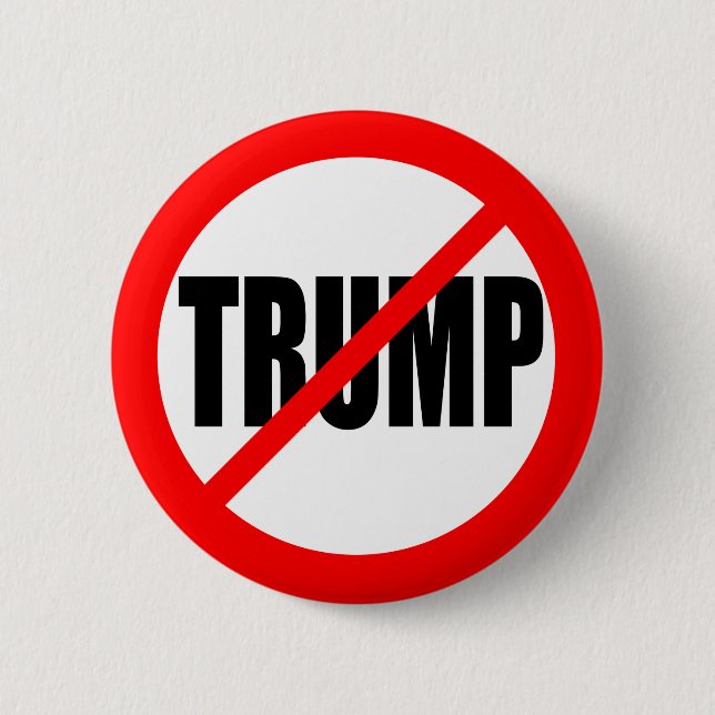 "KEIN TRUMPF" 2,25 Zoll Button (Vorderseite)