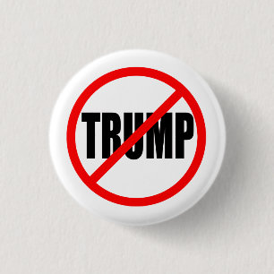 "KEIN TRUMPF" (ANTI-TRUMP) 1,25 Zoll Button