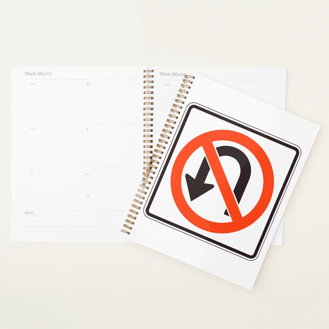 Kein U-Turn-Zeichen für die Straßenverkehrssicherh Planer (Von Creator hochgeladen)