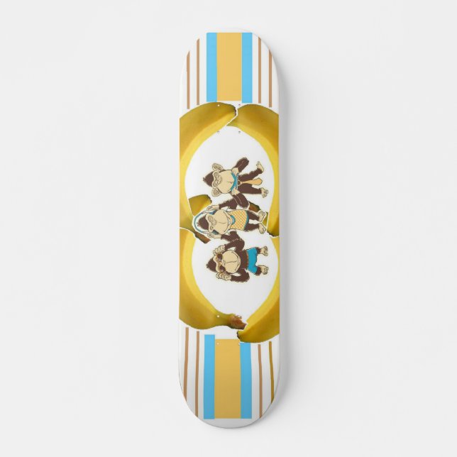 Kein Übel Monkeys Skateboard (Vorne)