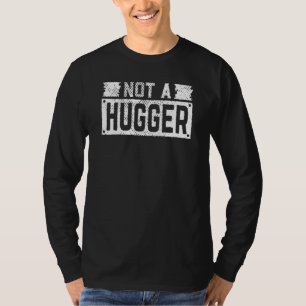 Kein Umarmer Introvert Kaktus Lustig Retro T-Shirt