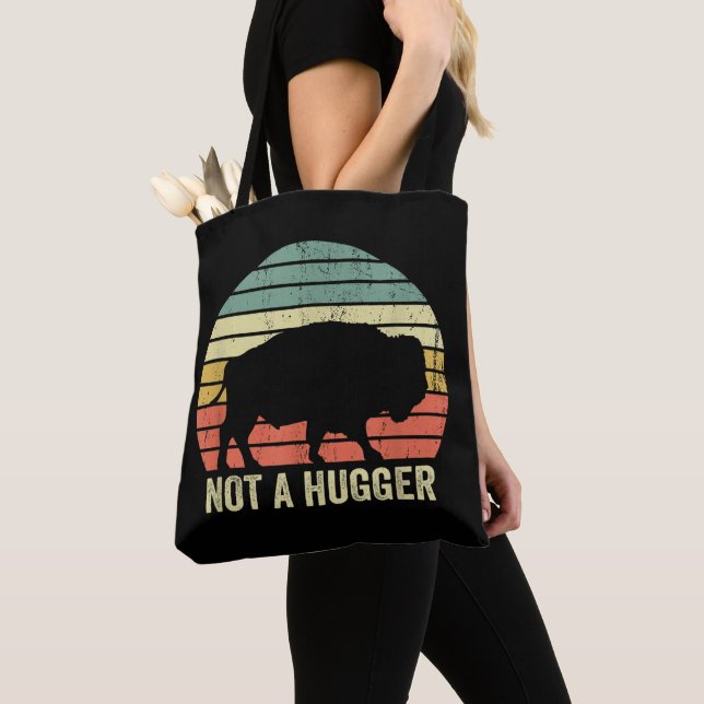 Kein Umarmer Lustiger Yellowstone Büffel Bison Int (Von Nahem)