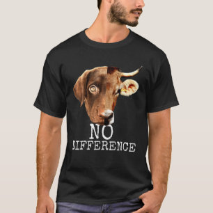 Kein Unterschied Pro Veganes vegetarisches Tier Lo T-Shirt
