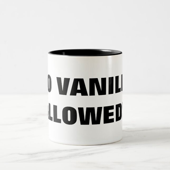 KEIN VANILLA ZULÄSSIG!! ZWEIFARBIGE TASSE (Mittel)