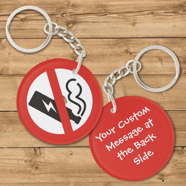 Kein Vaping-Schlüsselanhänger Schlüsselanhänger (Von Creator hochgeladen)