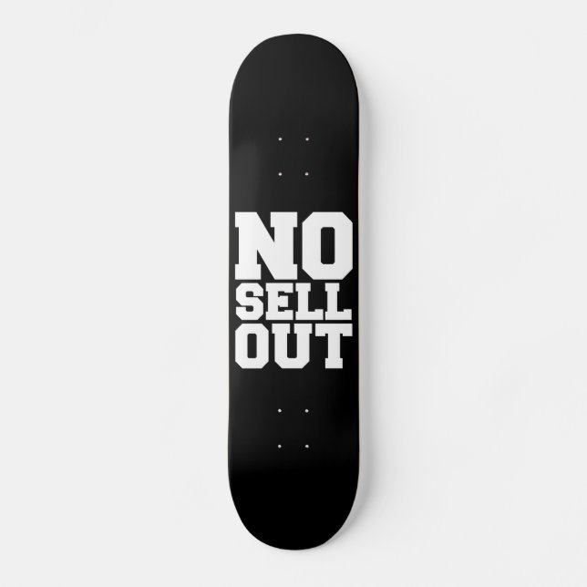 KEIN VERKAUF SKATEBOARD (Vorderseite)