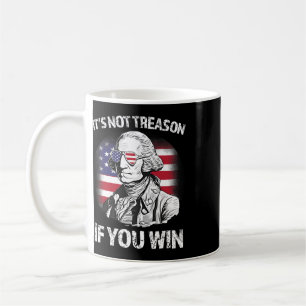 Kein Verrat, wenn du George Washington US-Flagge 4 Kaffeetasse