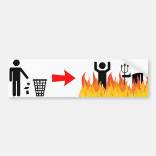 Kein verunreinigenAutoaufkleber Autoaufkleber