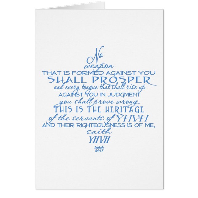 Kein Waffen-Davidsstern (Vorne)