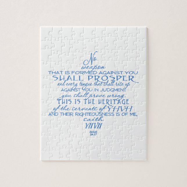 Kein Waffen-Davidsstern Puzzle (Vertikal)