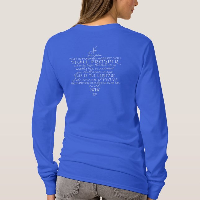 Kein Waffen-Davidsstern T-Shirt (Rückseite)