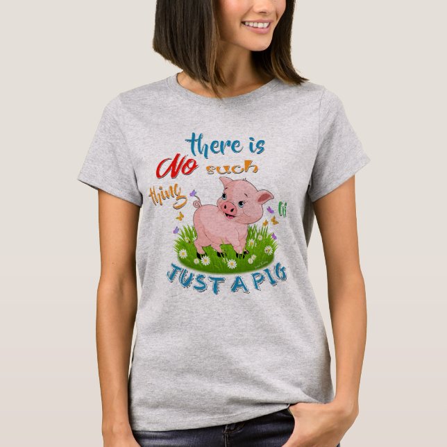KEIN WAS NUR EIN SCHWEIN T-Shirt (Vorderseite)