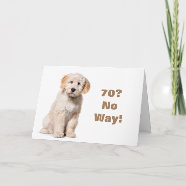 KEIN WEG, DASS SIE NICHT **70** KARTE SEIN KÖNNEN (Vorderseite)