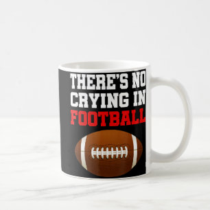 Kein Weinen in Football Cool Football Player Coach Kaffeetasse