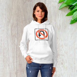 Kein Wendezeichen Verkehrsicherheitsstraßensymbol Hoodie