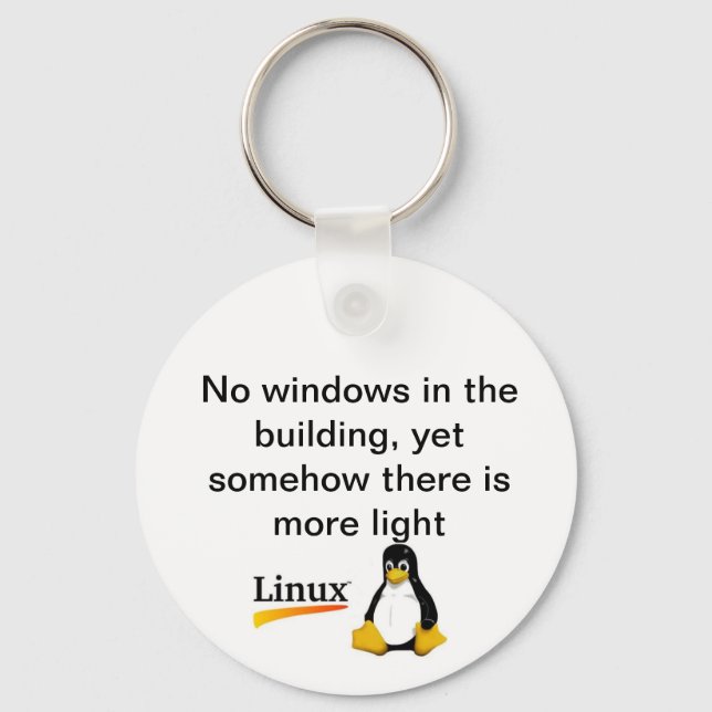 Kein Windows Linux Schlüsselanhänger (Vorderseite)