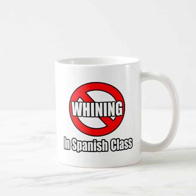 Kein Wink in der spanischen Klasse Tasse (Rechts)