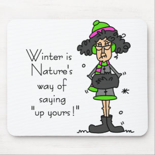 Kein Winterfan Mousepad