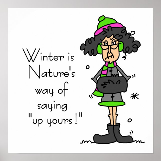 Kein Winterfan Poster (Vorne)