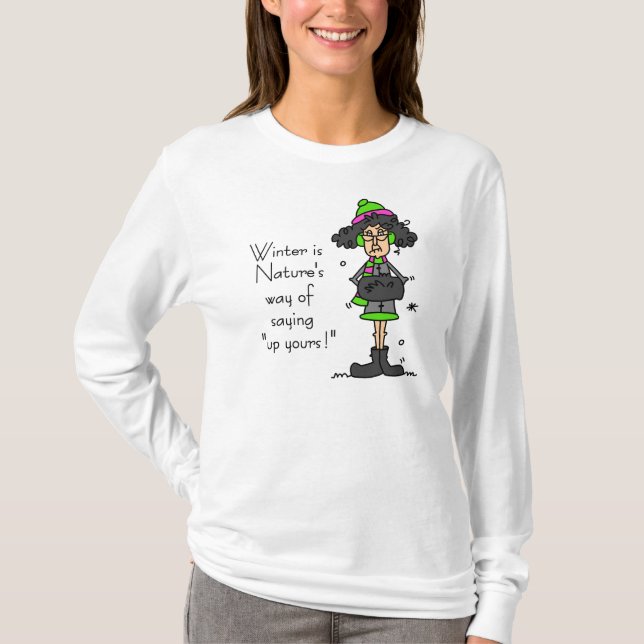Kein Winterfan T-Shirt (Vorderseite)