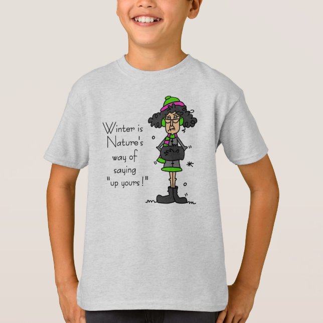 Kein Winterfan T-Shirt (Vorderseite)