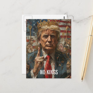 Kein Wort über Trump Postkarte